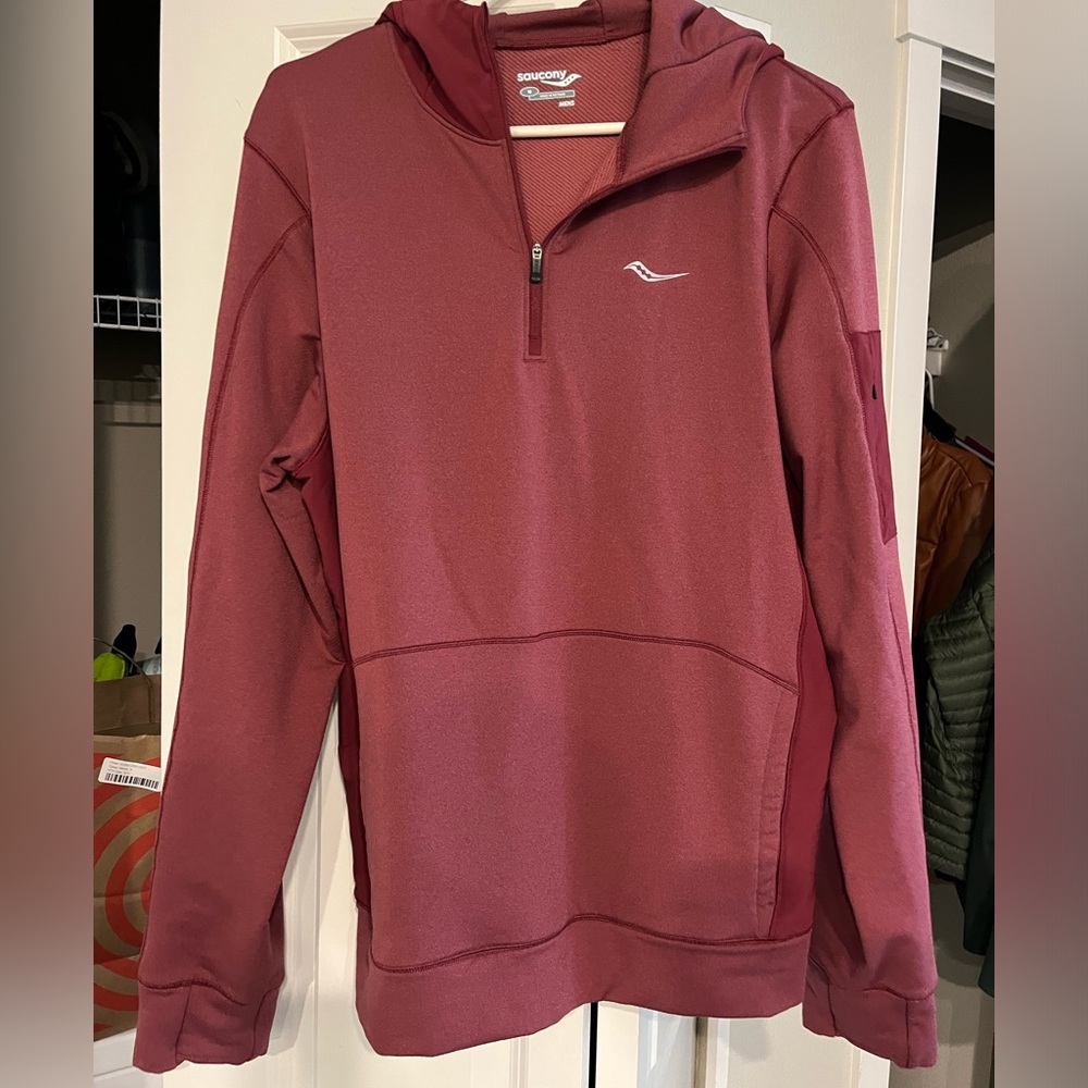 Mens Saucony 1/4 zip